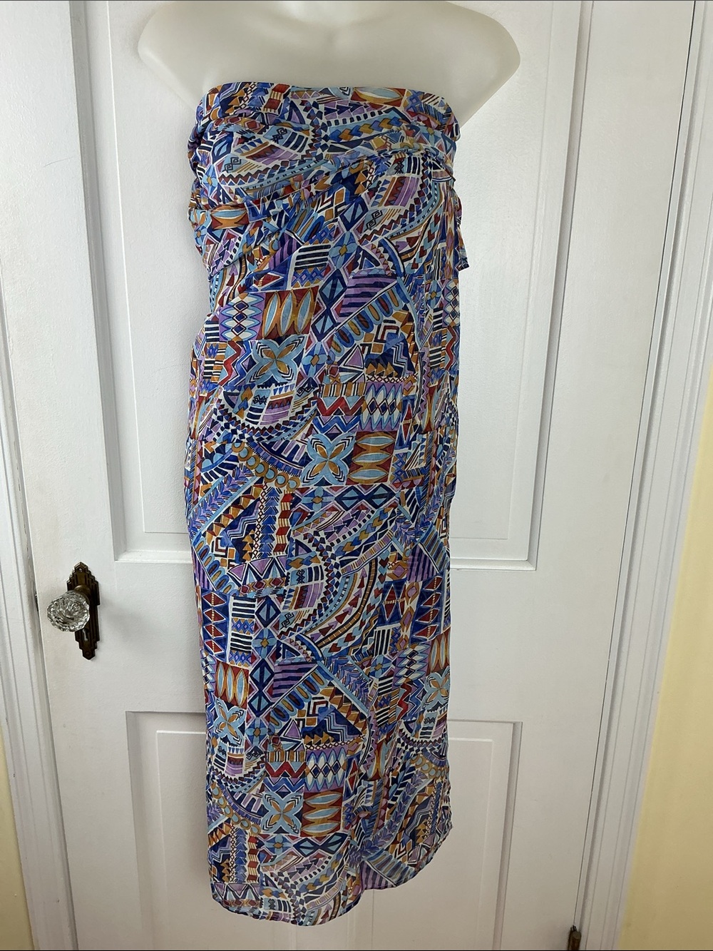 Venus Sarong Wrap Swim Cover Up Aztec Chiffon
